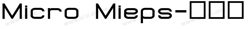 Micro Mieps字体转换